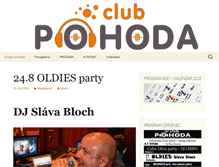 Tablet Screenshot of pohodaclub.cz